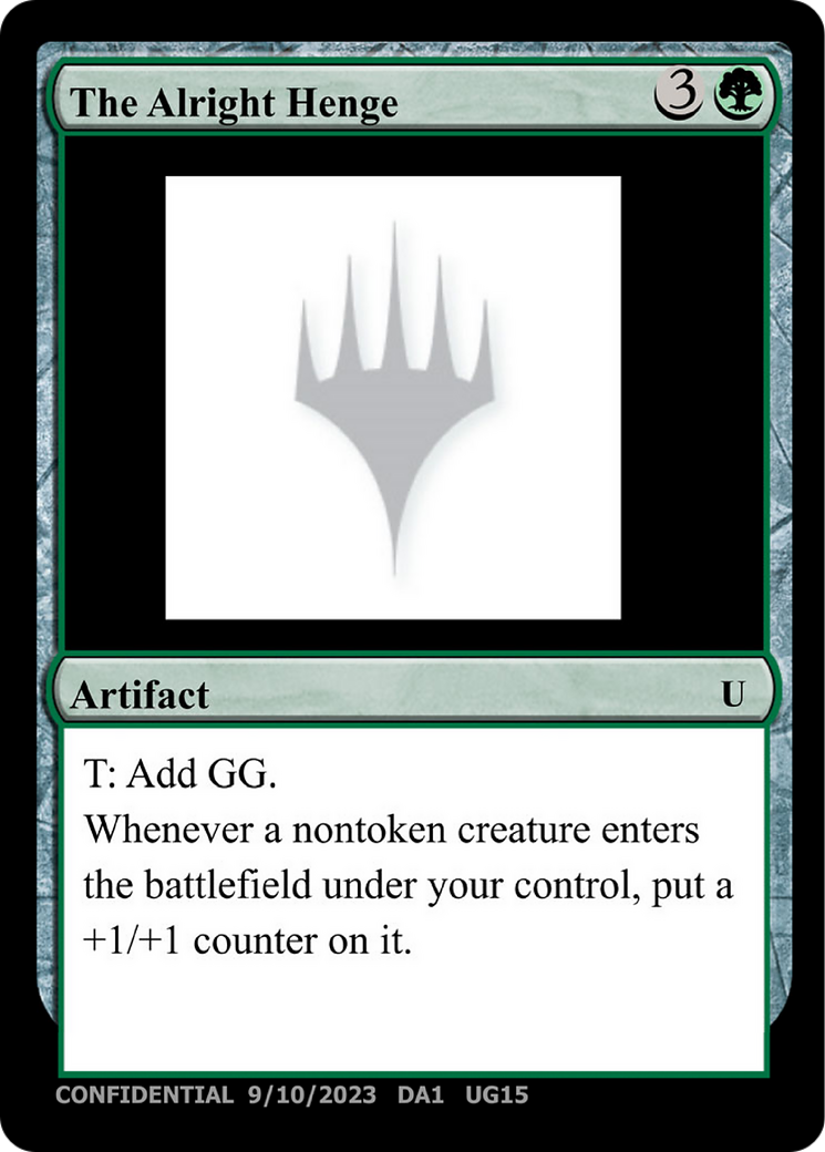 The Alright Henge (UNK-UG15) - Unknown Event