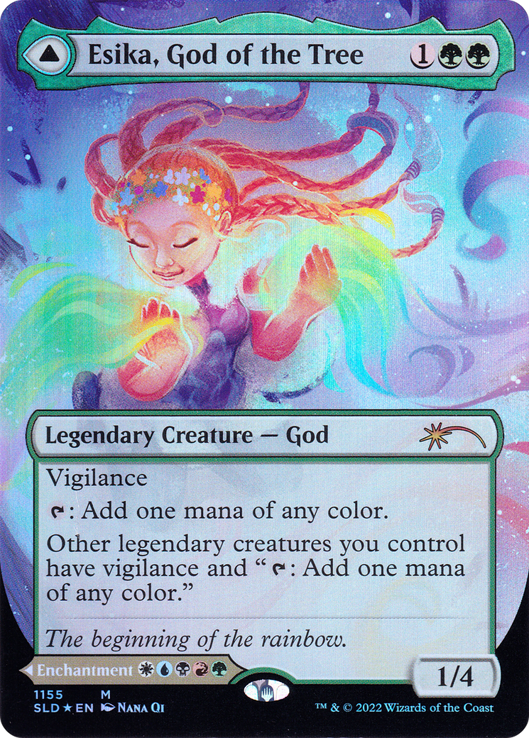 Esika, God of the Tree (SLD-1155) - Secret Lair Drop (Borderless) Foil