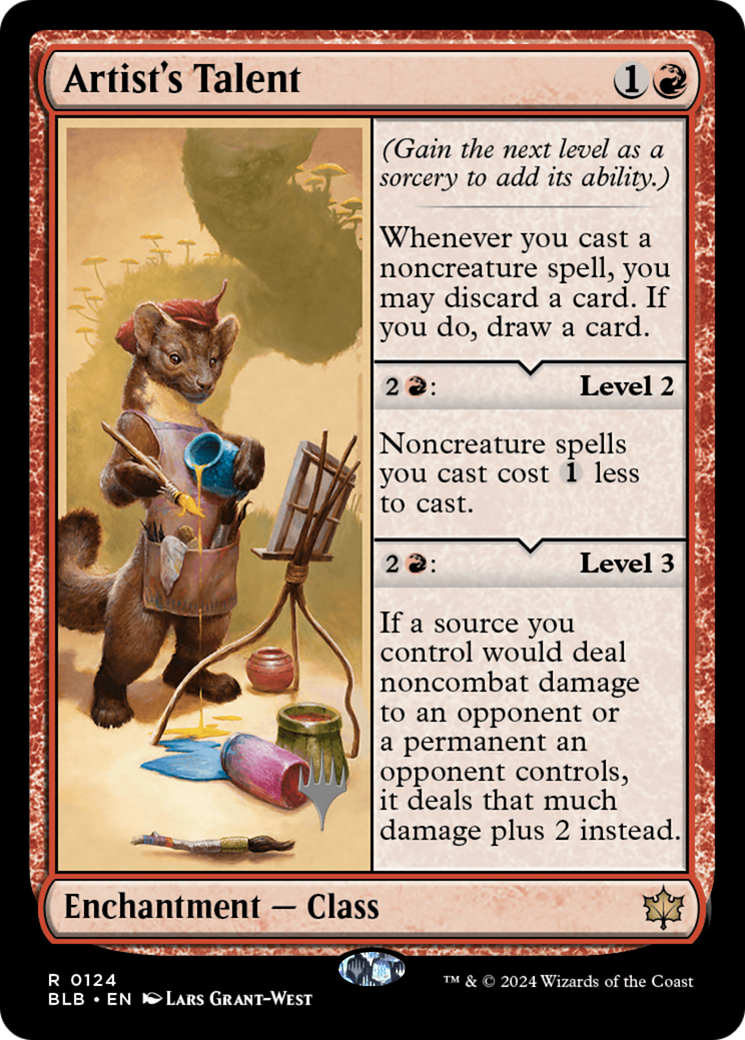 Artist's Talent (PPBLB-124) - Bloomburrow Promos