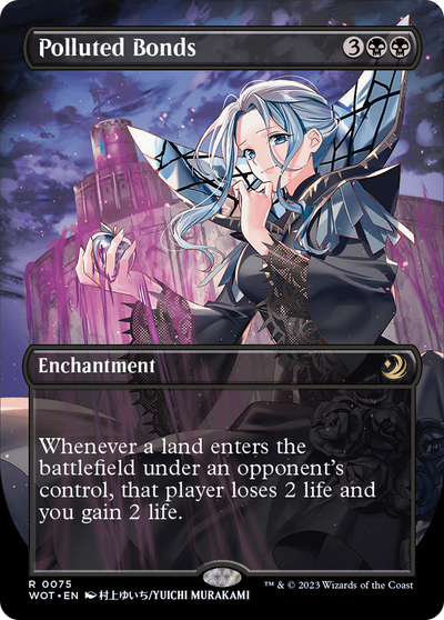 Polluted Bonds (Anime Borderless) (WOT-075) - Wilds of Eldraine: Enchanting Tales (Borderless)