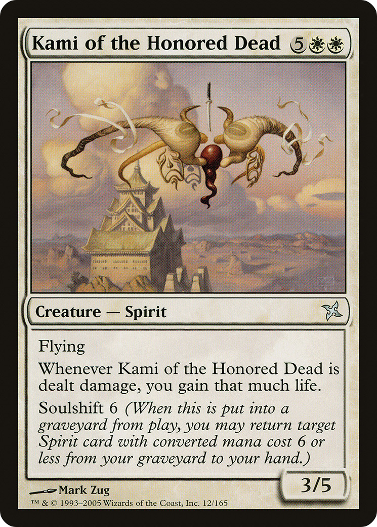 Kami of the Honored Dead (BOK-012) - Betrayers of Kamigawa Foil