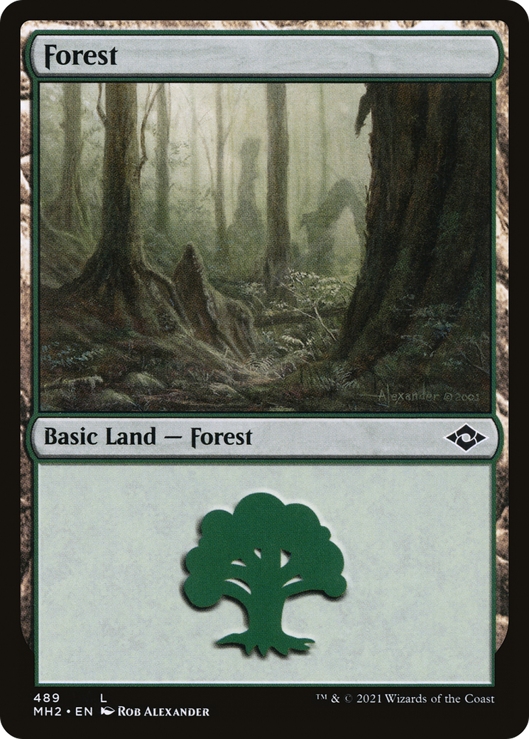 Forest (489) (MH2-489) - Modern Horizons 2 Foil