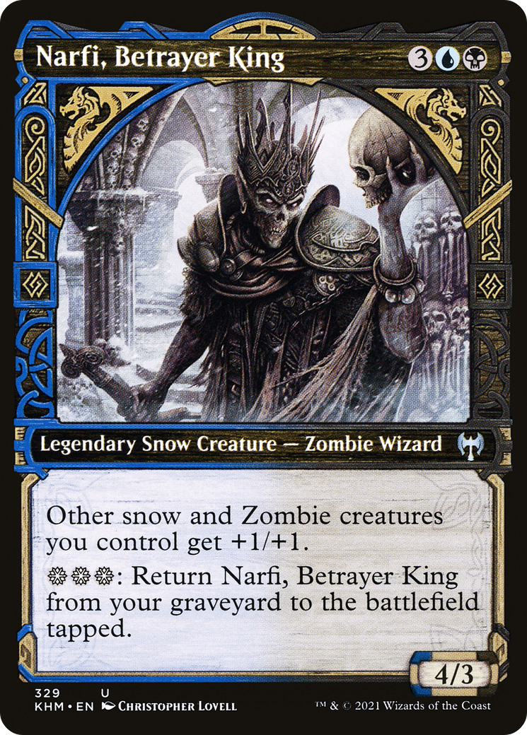 Narfi, Betrayer King (Showcase) (KHM-329) - Kaldheim: (Showcase)