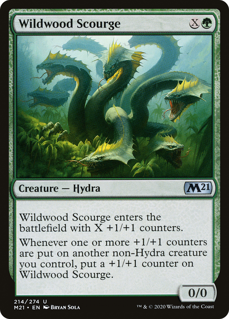 Wildwood Scourge (M21-214) - Core Set 2021 Foil