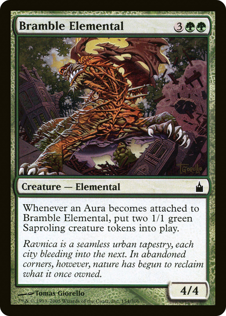 Bramble Elemental (RAV-154) - Ravnica: City of Guilds Foil