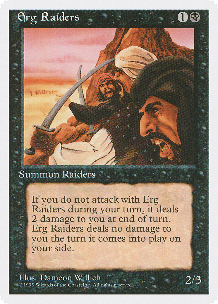 Erg Raiders (4ED-) - Fourth Edition