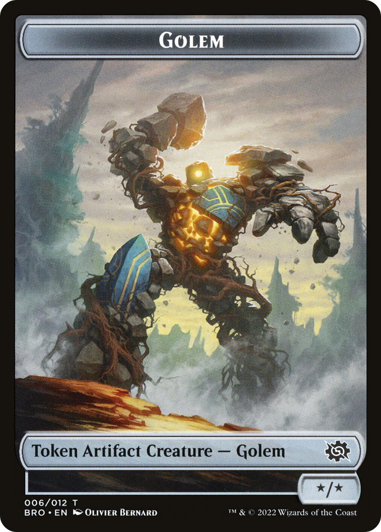 Golem (TBRO-006) - The Brothers' War Tokens Foil