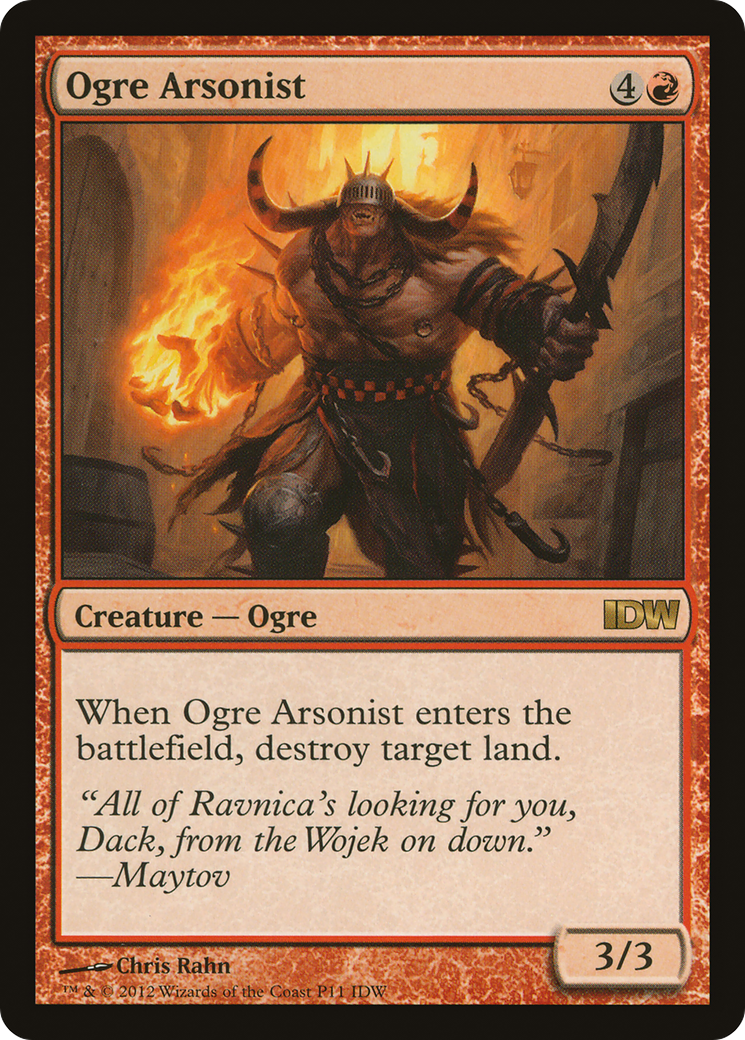 Ogre Arsonist (IDW Comics 2013) (MEDIA-P11) - IDW Comics Inserts