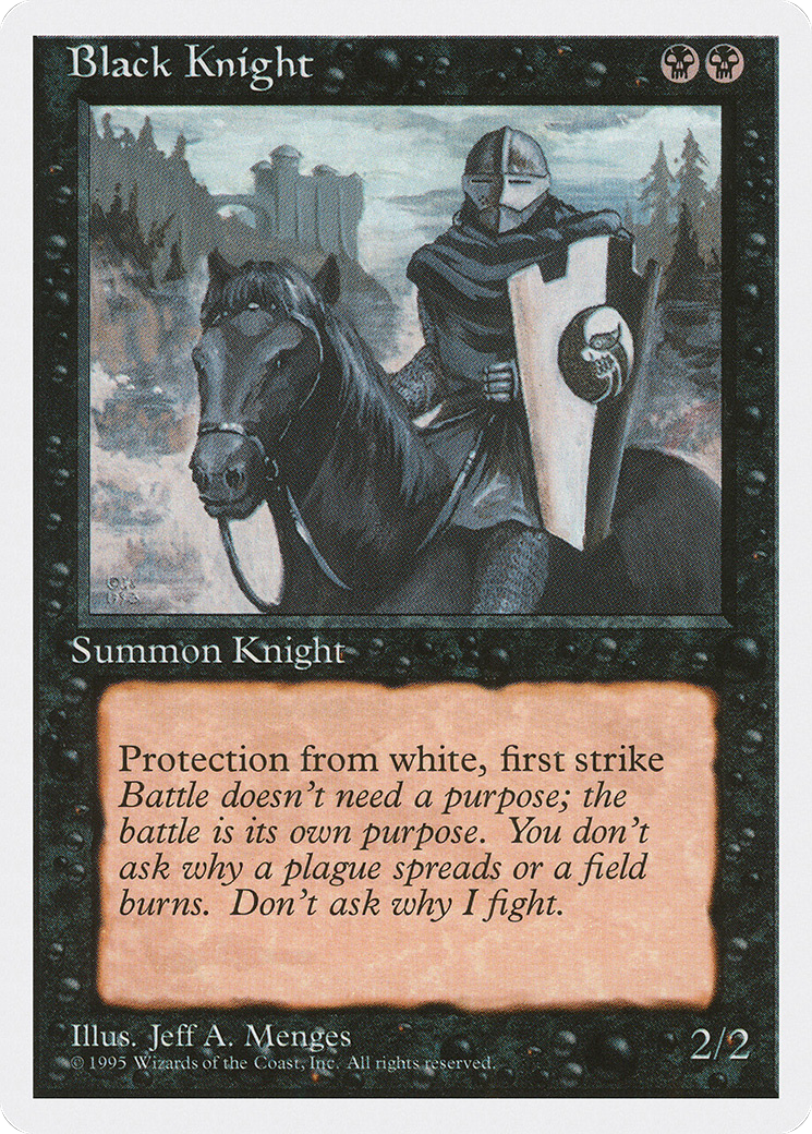 Black Knight (4ED-) - Fourth Edition