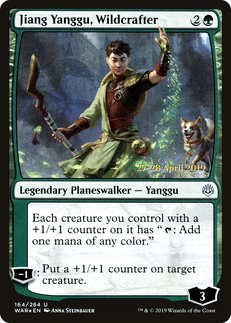 Jiang Yanggu, Wildcrafter (PRE-164) - War of the Spark Promos Foil