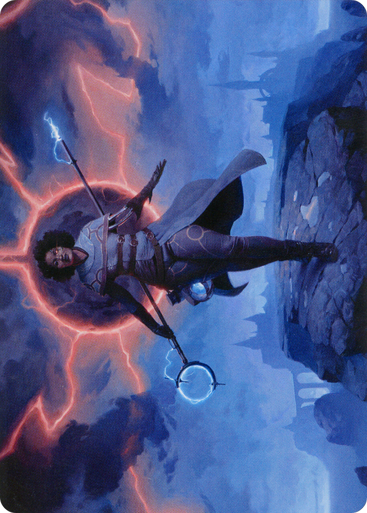 Rona, Herald of Invasion // Rona, Herald of Invasion (AMOM-016) - March of the Machine Art Series (Borderless)