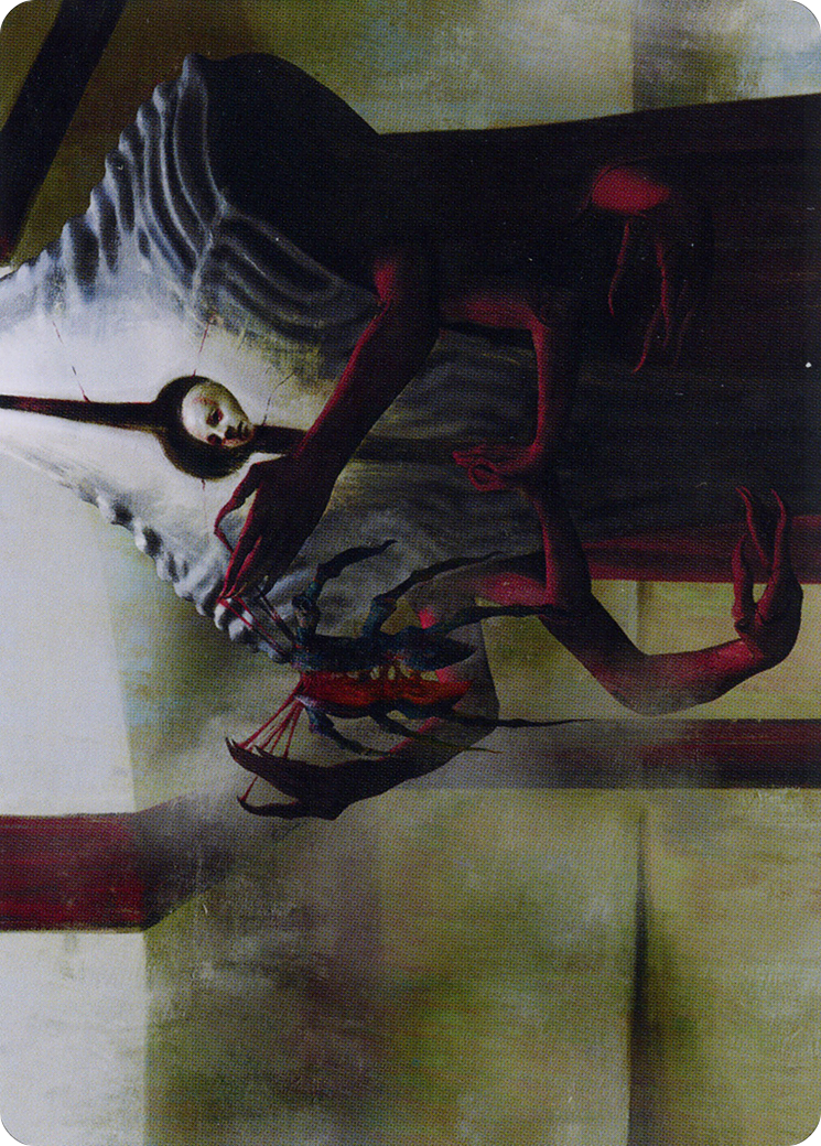 Vivisection Evangelist // Vivisection Evangelist (AONE-054) - Phyrexia: All Will Be One Art Series (Borderless) Foil