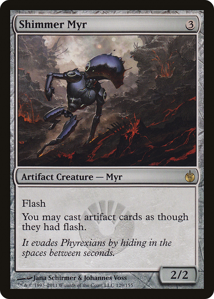 Shimmer Myr (MBS-129) - Mirrodin Besieged Foil