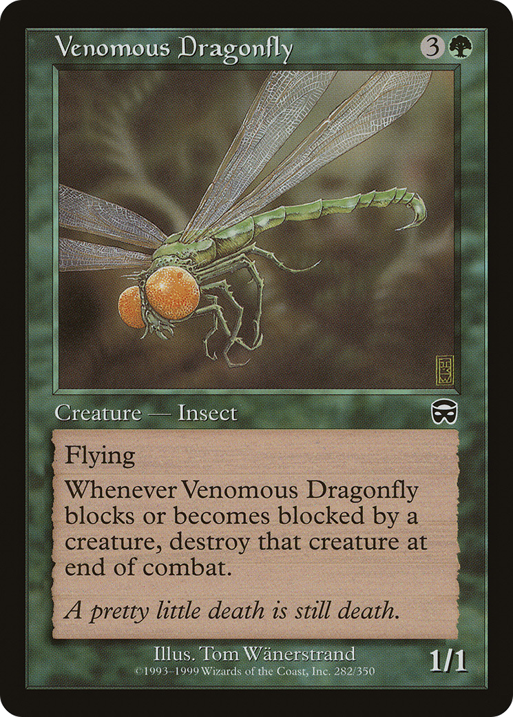 Venomous Dragonfly (MMQ-282) - Mercadian Masques Foil