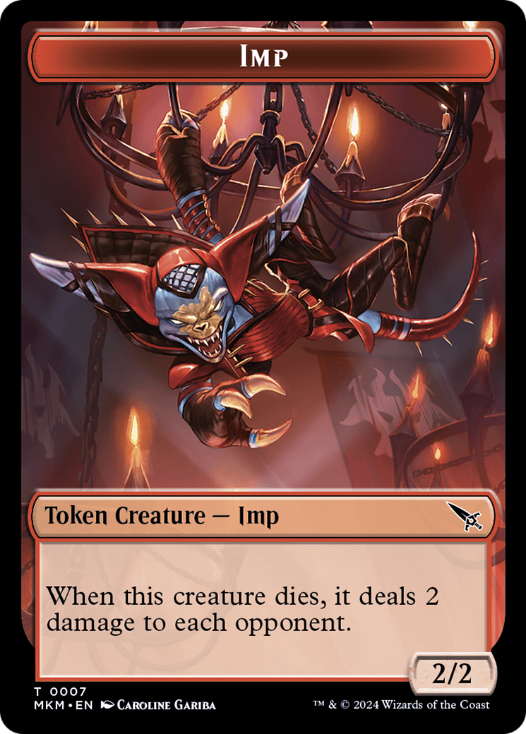 Imp (TMKM-007) - Murders at Karlov Manor Tokens