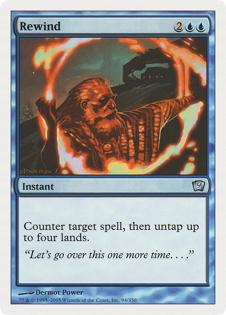 Rewind (9ED-094) - 9th Edition Foil