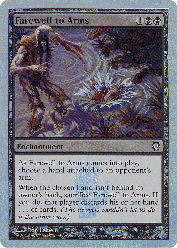 Farewell to Arms (Alternate Foil) (UNH-056) - Unhinged Foil