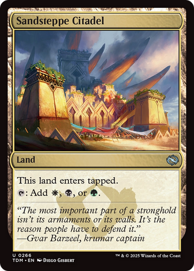 Sandsteppe Citadel (TDM-266) - Tarkir: Dragonstorm