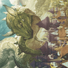 Beanstalk Wurm // Beanstalk Wurm (AWOE-023) - Wilds of Eldraine Art Series (Borderless)