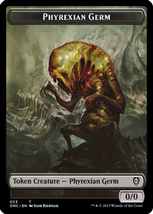 Phyrexian Germ Token (ONC-023) - Commander: Phyrexia: All Will Be One