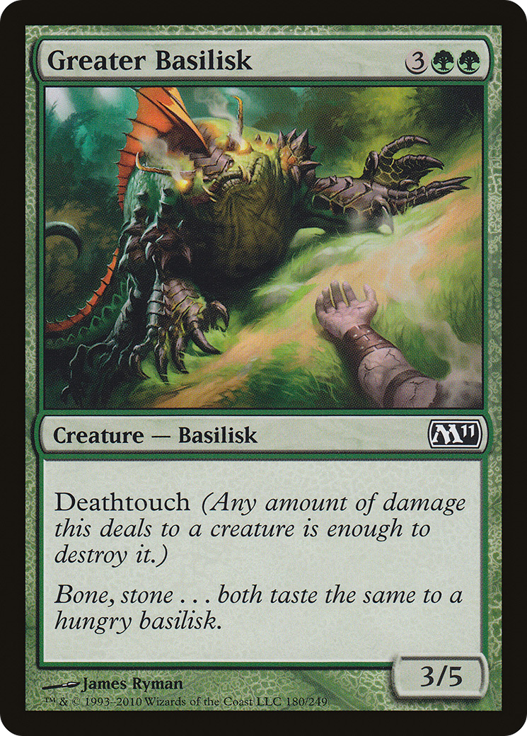 Greater Basilisk (M11-180) - Magic 2011 Foil