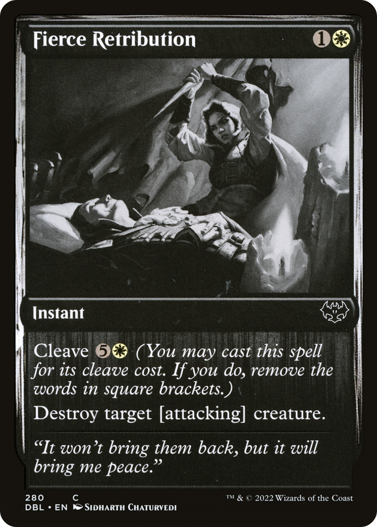 Fierce Retribution (DBL-280) - Innistrad: Double Feature Foil