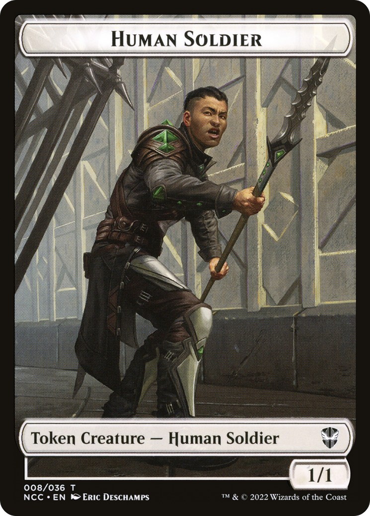 Human Soldier (TNCC-008) - New Capenna Commander Tokens Foil