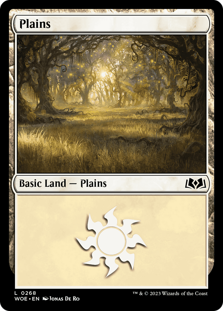 Plains (0268) (WOE-268) - Wilds of Eldraine Foil