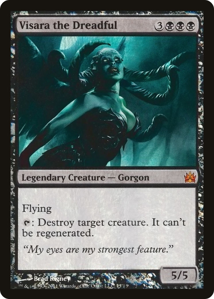 Visara the Dreadful (V11-) - From the Vault: Legends Foil