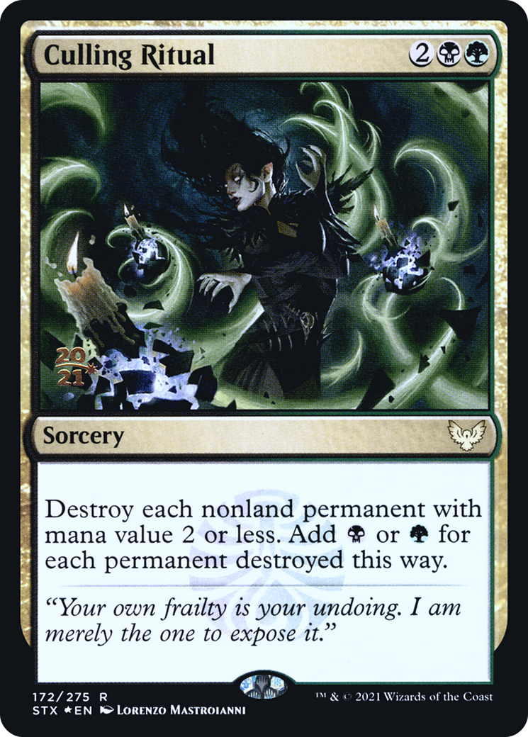 Culling Ritual (PRE-172) - Strixhaven: School of Mages Promos Foil