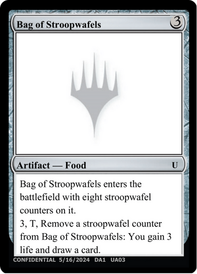 Bag of Stroopwafels (UNK-UA03A) - Unknown Event