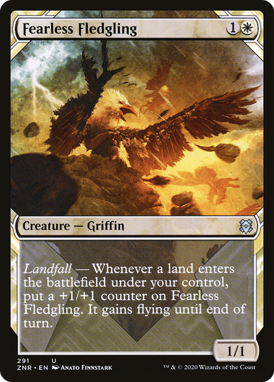 Fearless Fledgling (Showcase) (ZNR-291) - Zendikar Rising: (Showcase) Foil