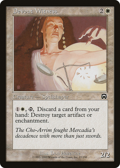 Devout Witness (MMQ-017) - Mercadian Masques Foil
