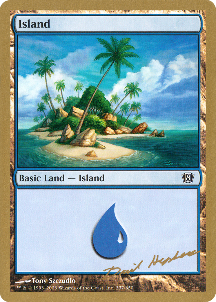 Island (337) - 2003 Dave Humpherys (8ED) (WCD-) - World Championship Decks 2003