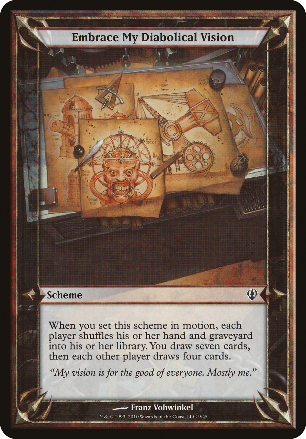 Embrace My Diabolical Vision (Archenemy) (OVER-) - Archenemy Schemes