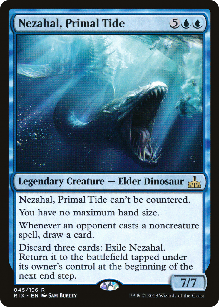 Nezahal, Primal Tide (RIX-045) - Rivals of Ixalan