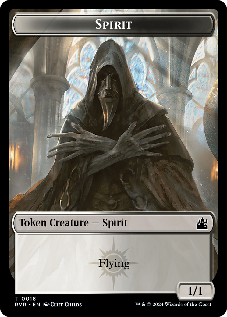 Spirit (TRVR-018) - Ravnica Remastered Tokens Foil