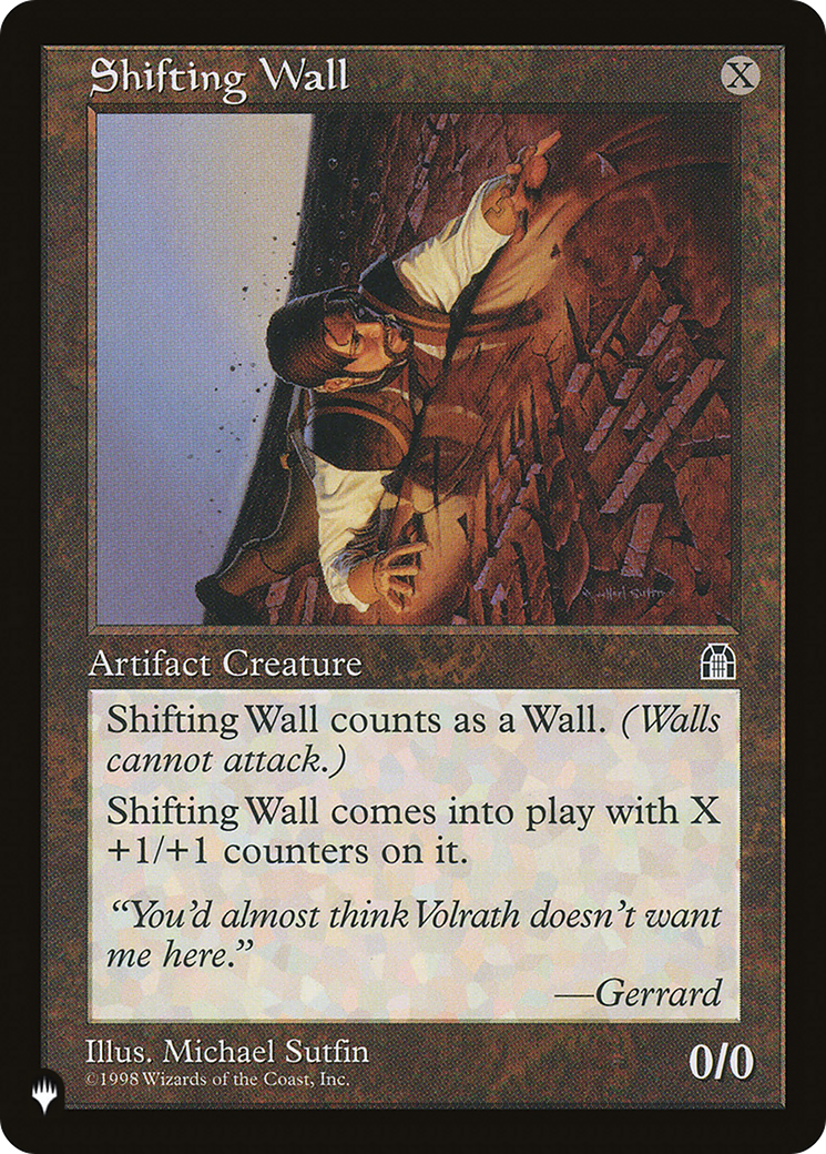 Shifting Wall (LIST-STH-140) - The List