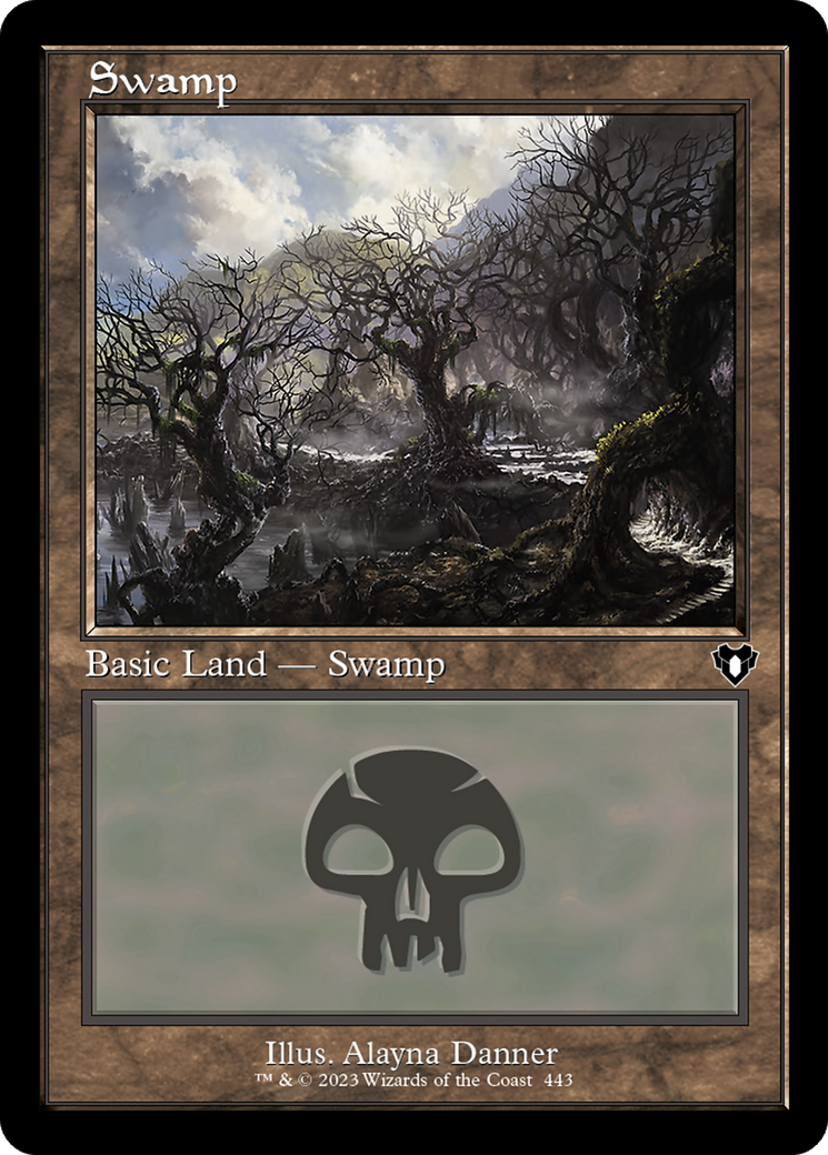 Swamp (443) (Retro Frame) (CMM-443) - Commander Masters