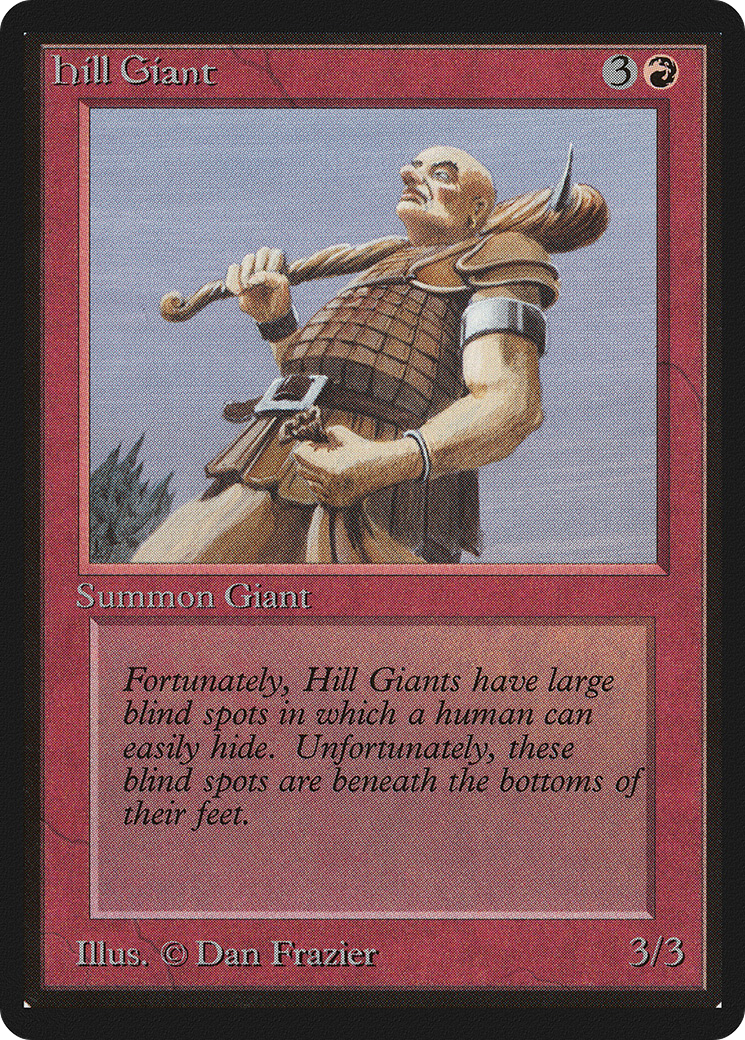 Hill Giant (LEB-) - Limited Edition Beta