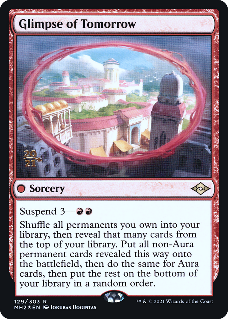 Glimpse of Tomorrow (PRE-129) - Modern Horizons 2 Promos Foil