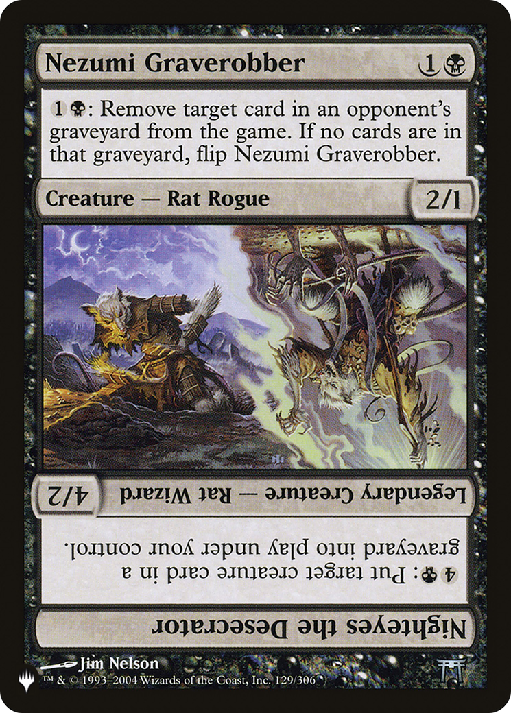 Nezumi Graverobber // Nighteyes the Desecrator (LIST-CHK-129) - The List