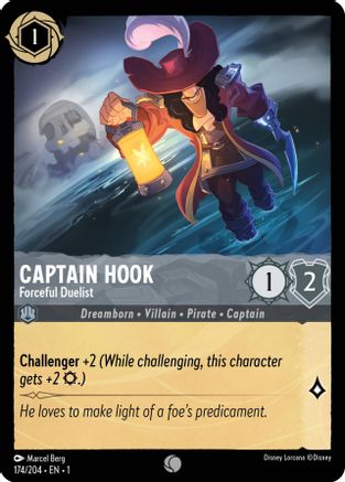 Captain Hook - Forceful Duelist (174/204) - The First Chapter