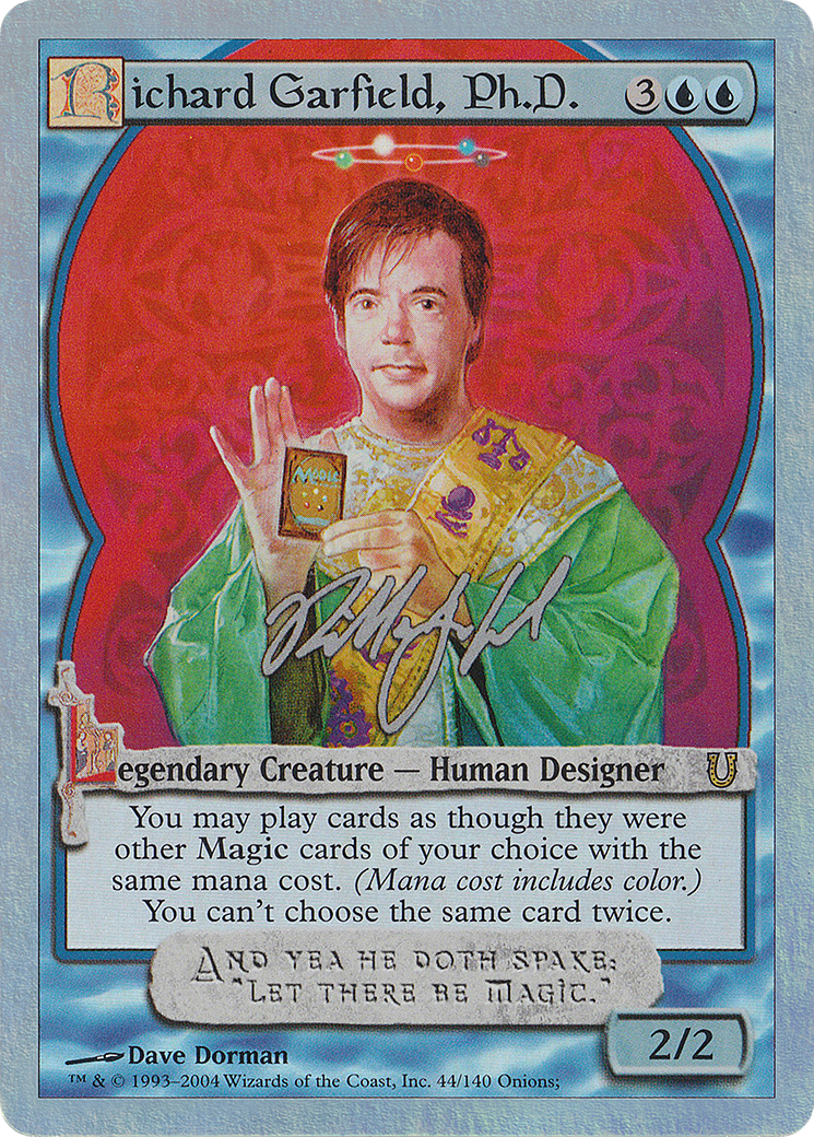 Richard Garfield, Ph.D. (Alternate Foil) (UNH-044) - Unhinged Foil