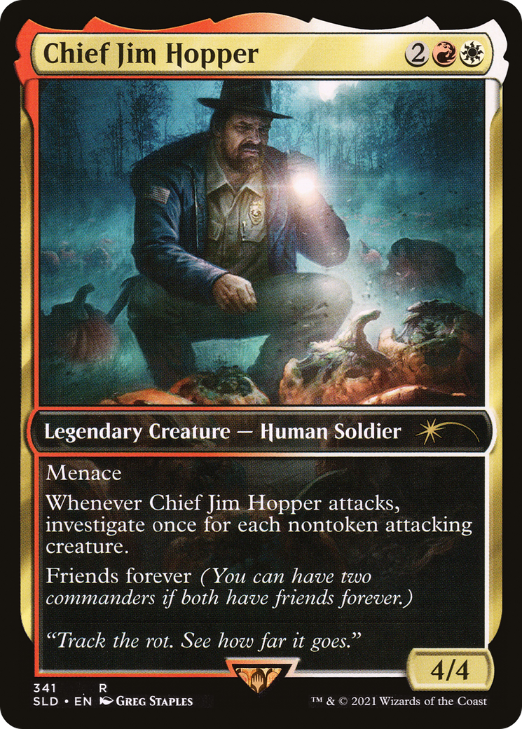 Chief Jim Hopper (SLD-341) - Secret Lair Drop / Chief Jim Hopper