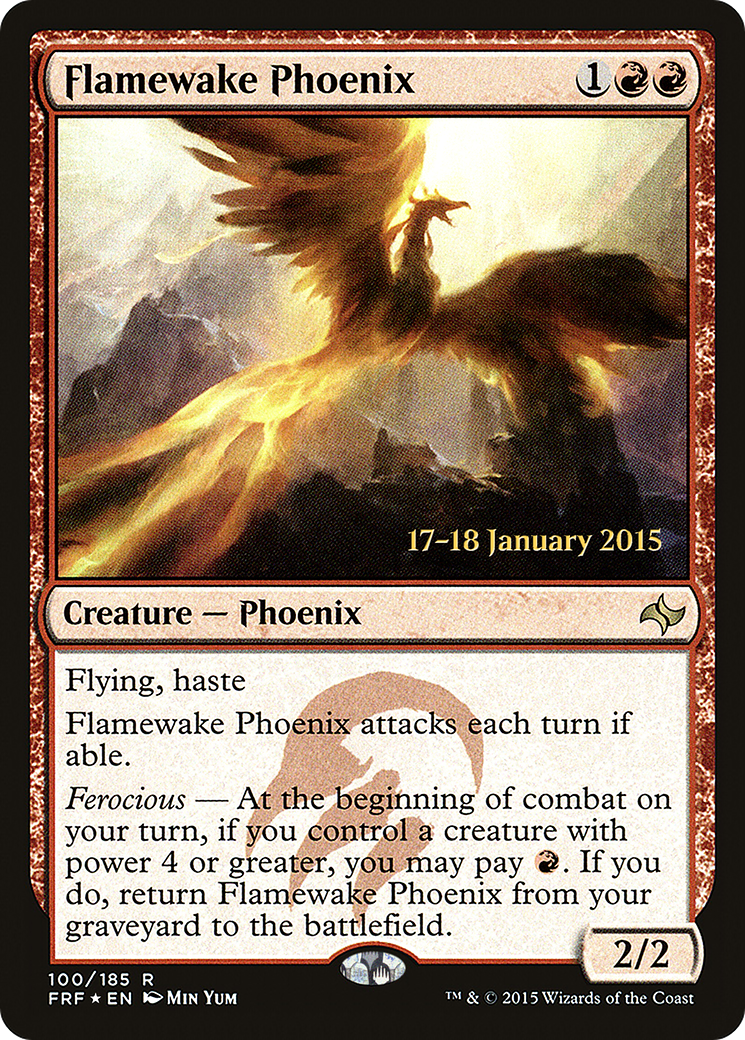 Flamewake Phoenix (PRE-100) - Fate Reforged Promos Foil