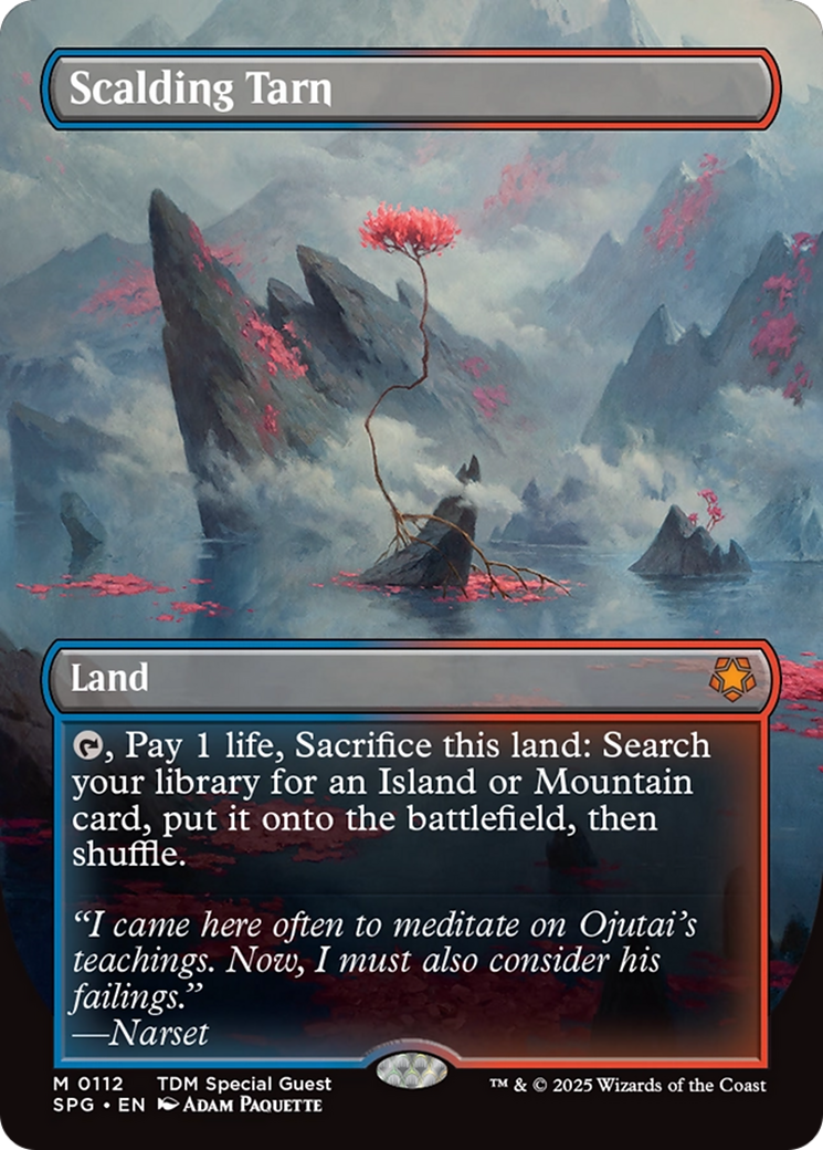 Scalding Tarn (Borderless) (SPG-112) - Special Guests (Borderless) Foil