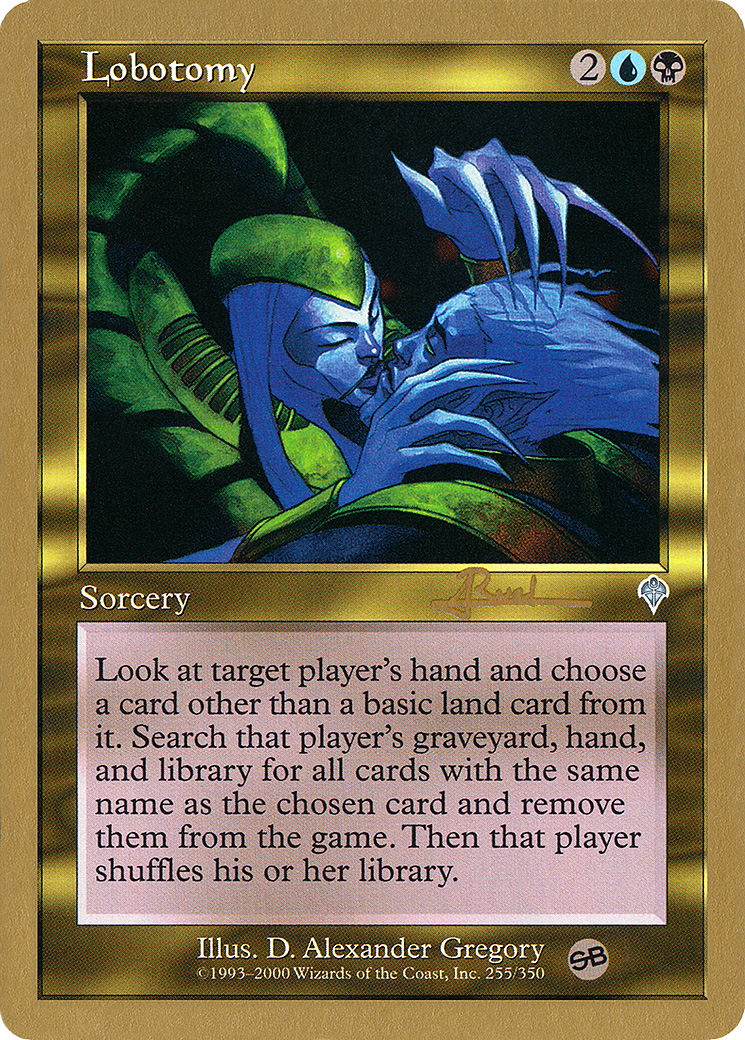 Lobotomy - 2001 Antoine Ruel (INV) (SB) (WCD-) - World Championship Decks 2001
