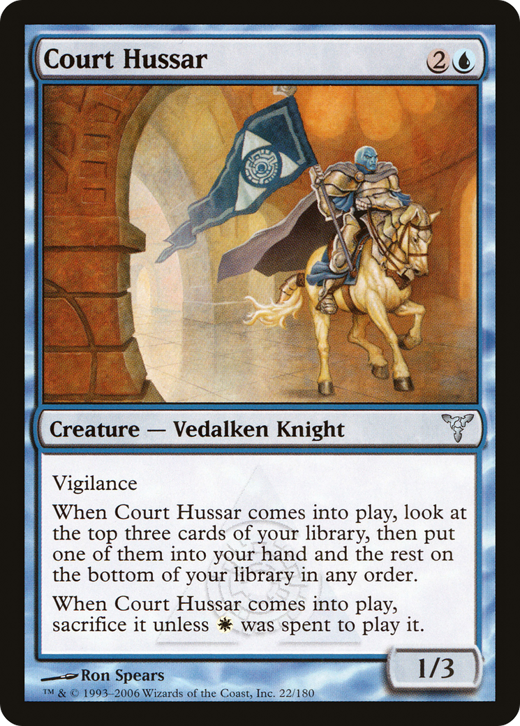 Court Hussar (DIS-022) - Dissension Foil