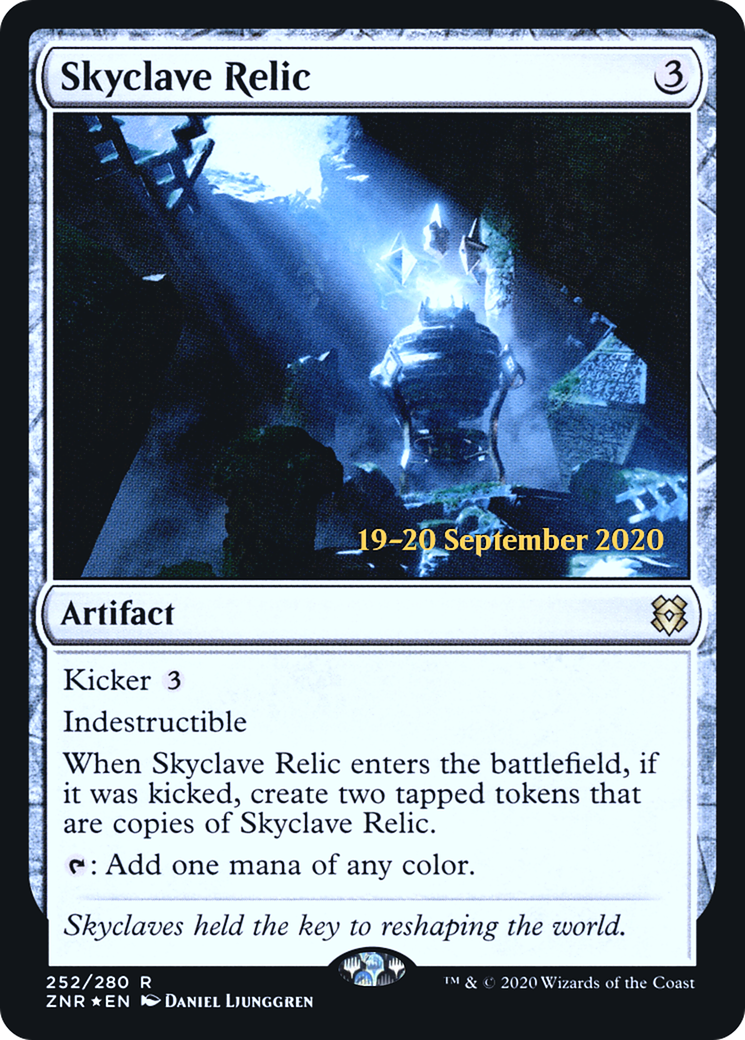 Skyclave Relic (PRE-252) - Zendikar Rising Promos Foil